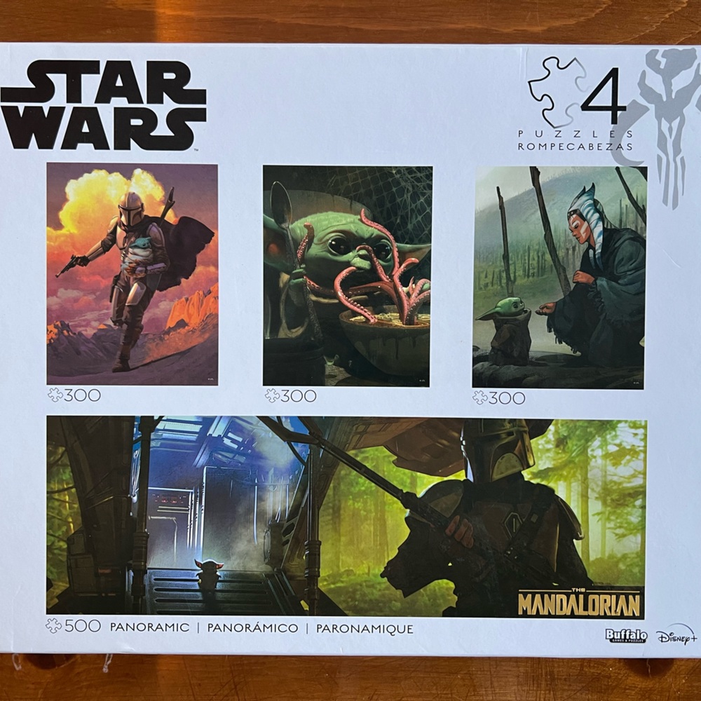 Star Wars Mandalorian 4-in-1 Jigsaw Puzzle